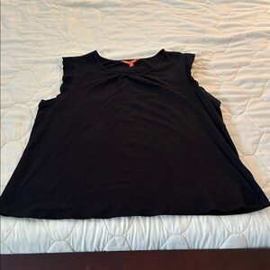 ModCloth Black Eyelet Sleeveless Women's Top